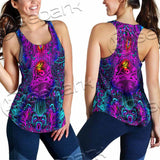 Psychedelic Trippy Colorful SED-0982 Women Tank Top