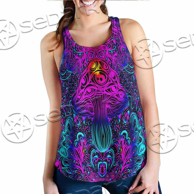 Psychedelic Trippy Colorful SED-0982 Women Tank Top