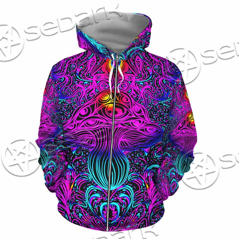 Psychedelic Trippy Colorful SED-0982 Hoodie & Zip Hoodie