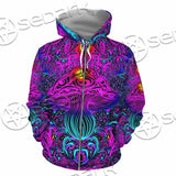Psychedelic Trippy Colorful SED-0982 Hoodie & Zip Hoodie