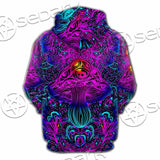 Psychedelic Trippy Colorful SED-0982 Hoodie & Zip Hoodie Raglan