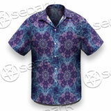 Sacred Geometric Pattern Metatron Cube SED-0983 Shirt Allover