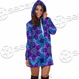 Sacred Geometric Pattern Metatron Cube SED-0983 Hoodie Dress