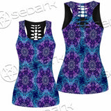 Sacred Geometric Pattern Metatron Cube SED-0983 Women Tank Top
