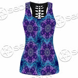 Sacred Geometric Pattern Metatron Cube SED-0983 Women Tank Top