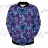 Sacred Geometric Pattern Metatron Cube SED-0983 Button Jacket