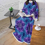 Sacred Geometric Pattern Metatron Cube SED-0983 Sleeved Blanket