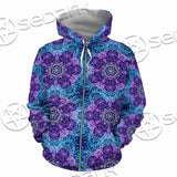 Sacred Geometric Pattern Metatron Cube SED-0983 Hoodie & Zip Hoodie