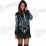 Viking Wolf SED-0987 Hoodie Dress