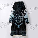 Viking Wolf SED-0987 Oversized Sherpa Blanket Hoodie