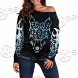 Viking Wolf SED-0987 Off Shoulder Sweaters