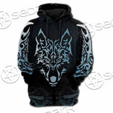 Viking Wolf SED-0987 Hoodie & Zip Hoodie Raglan