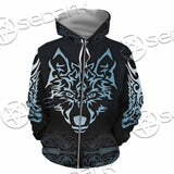 Viking Wolf SED-0987 Hoodie & Zip Hoodie