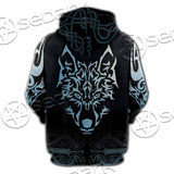 Viking Wolf SED-0987 Hoodie & Zip Hoodie Raglan