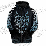 Viking Wolf SED-0987 Hoodie & Zip Hoodie Raglan