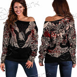 Bloody Raven SED-0988 Off Shoulder Sweaters