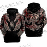 Bloody Raven SED-0988 Hoodie & Zip Hoodie Raglan