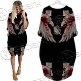 Bloody Raven SED-0988 Batwing Pocket Dress