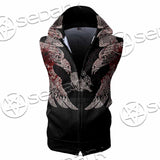 Bloody Raven SED-0988 Zip Sleeveless Hoodie