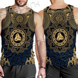 Odin Rune Celtic Shield SED-0989 Men Tank-tops