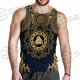 Odin Rune Celtic Shield SED-0989 Men Tank-tops