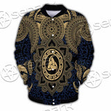Odin Rune Celtic Shield SED-0989 Button Jacket
