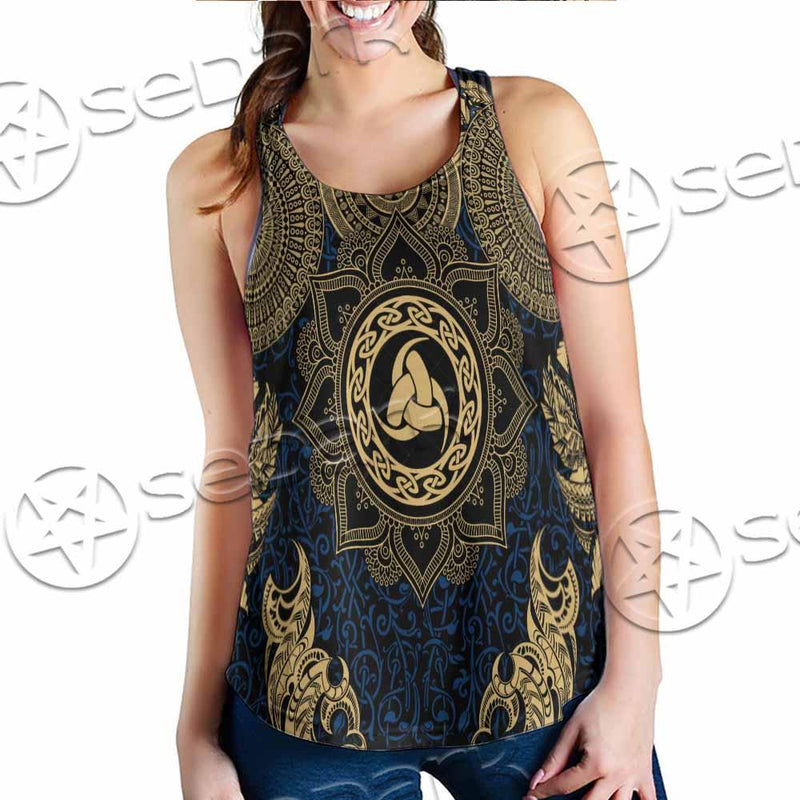 Odin Rune Celtic Shield SED-0989 Women Tank Top