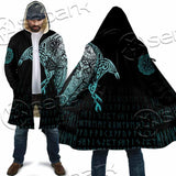 Vikings The Raven Of Odin Tattoo SED-0990 Cloak