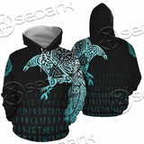 Vikings The Raven Of Odin Tattoo SED-0990 Hoodie & Zip Hoodie