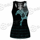 Vikings The Raven Of Odin Tattoo SED-0990 Women Tank Top