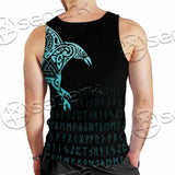 Vikings The Raven Of Odin Tattoo SED-0990 Men Tank-tops