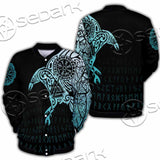 Vikings The Raven Of Odin Tattoo SED-0990 Button Jacket