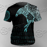 Vikings The Raven Of Odin Tattoo SED-0990 Unisex T-shirt