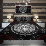 Horned Baphomet Upside Down Cross SED-0991 Bed set