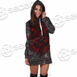 Bloody Goat Head SED-0992 Hoodie Dress