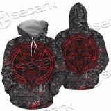 Bloody Goat Head SED-0992 Hoodie & Zip Hoodie