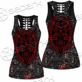 Bloody Goat Head SED-0992 Women Tank Top