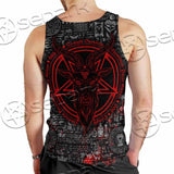 Bloody Goat Head SED-0992 Men Tank-tops