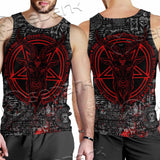 Bloody Goat Head SED-0992 Men Tank-tops