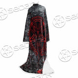 Bloody Goat Head SED-0992 Sleeved Blanket