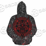 Bloody Goat Head SED-0992 Hoodie & Zip Hoodie