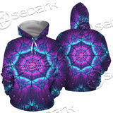 Cosmic Of Purple And Black Laser Lights SED-0995 Hoodie & Zip Hoodie