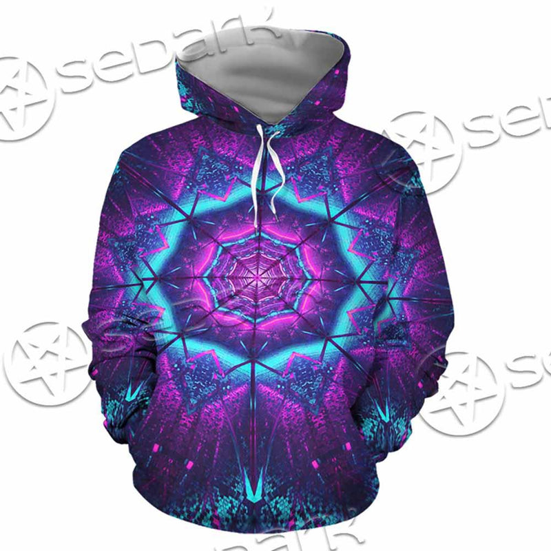Cosmic Of Purple And Black Laser Lights SED-0995 Hoodie & Zip Hoodie