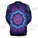 Cosmic Of Purple And Black Laser Lights SED-0995 Button Jacket