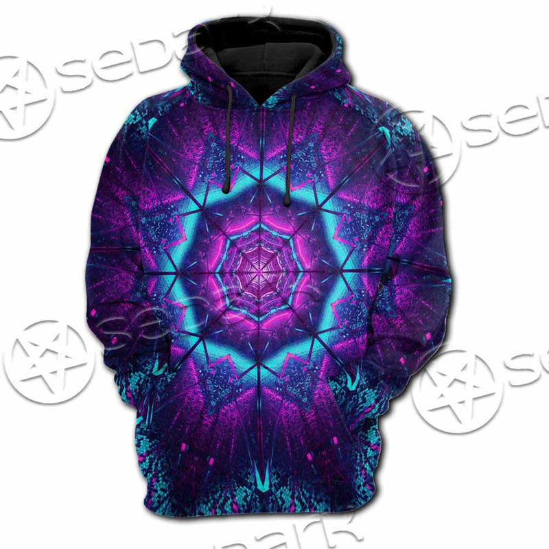 Cosmic Of Purple And Black Laser Lights SED-0995 Hoodie & Zip Hoodie Raglan