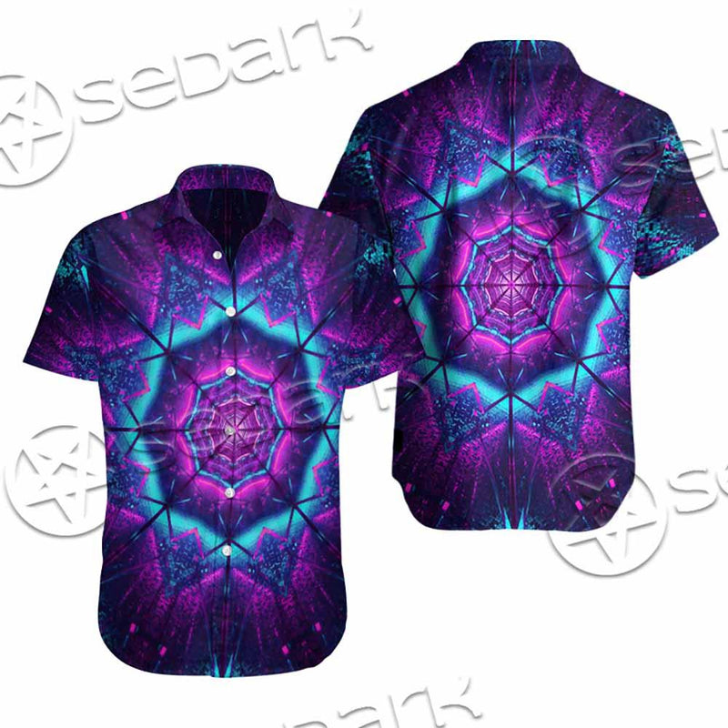 Cosmic Of Purple And Black Laser Lights SED-0995 Shirt Allover