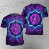 Cosmic Of Purple And Black Laser Lights SED-0995 Unisex T-shirt