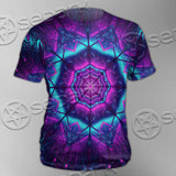 Cosmic Of Purple And Black Laser Lights SED-0995 Unisex T-shirt