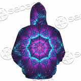 Cosmic Of Purple And Black Laser Lights SED-0995 Hoodie & Zip Hoodie