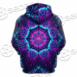 Cosmic Of Purple And Black Laser Lights SED-0995 Hoodie & Zip Hoodie Raglan